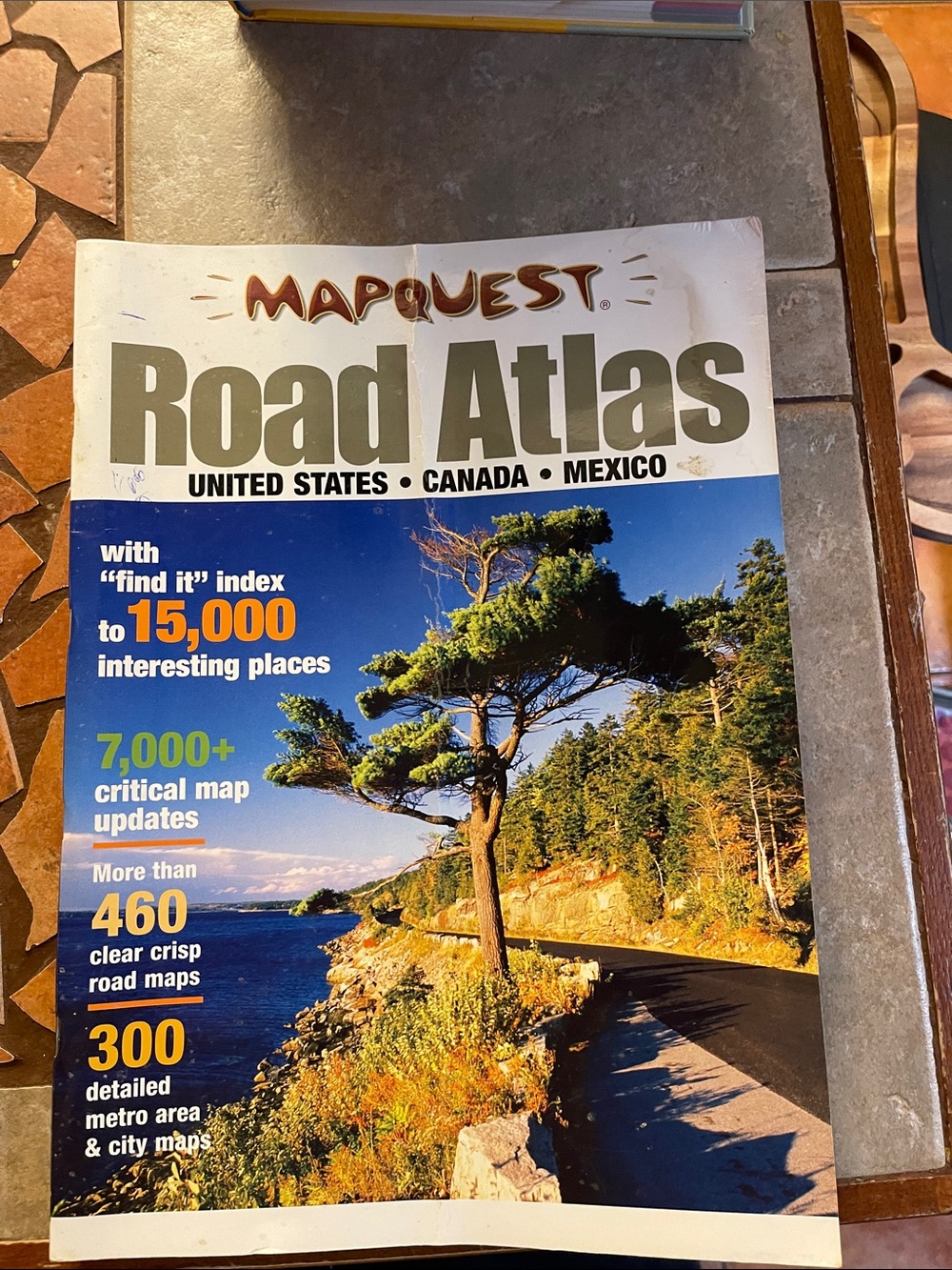 Road Atlas - Blue Cover - United States Canada Mexico
